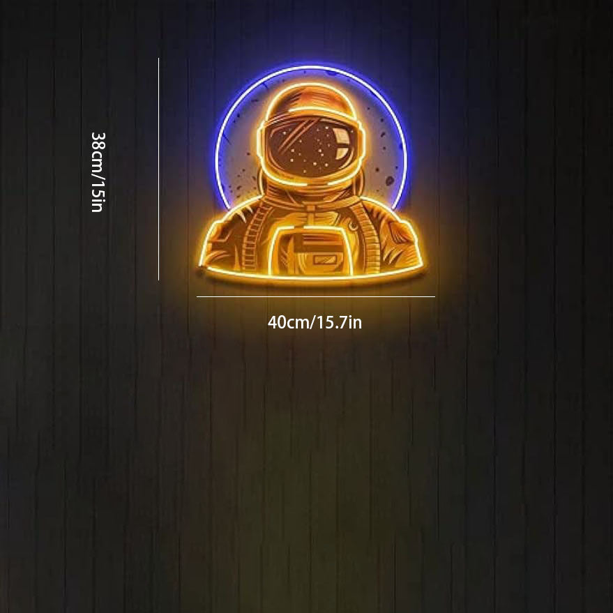 Neon Astronaut Sign