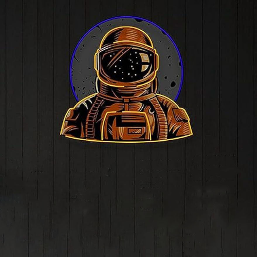 Neon Astronaut Sign