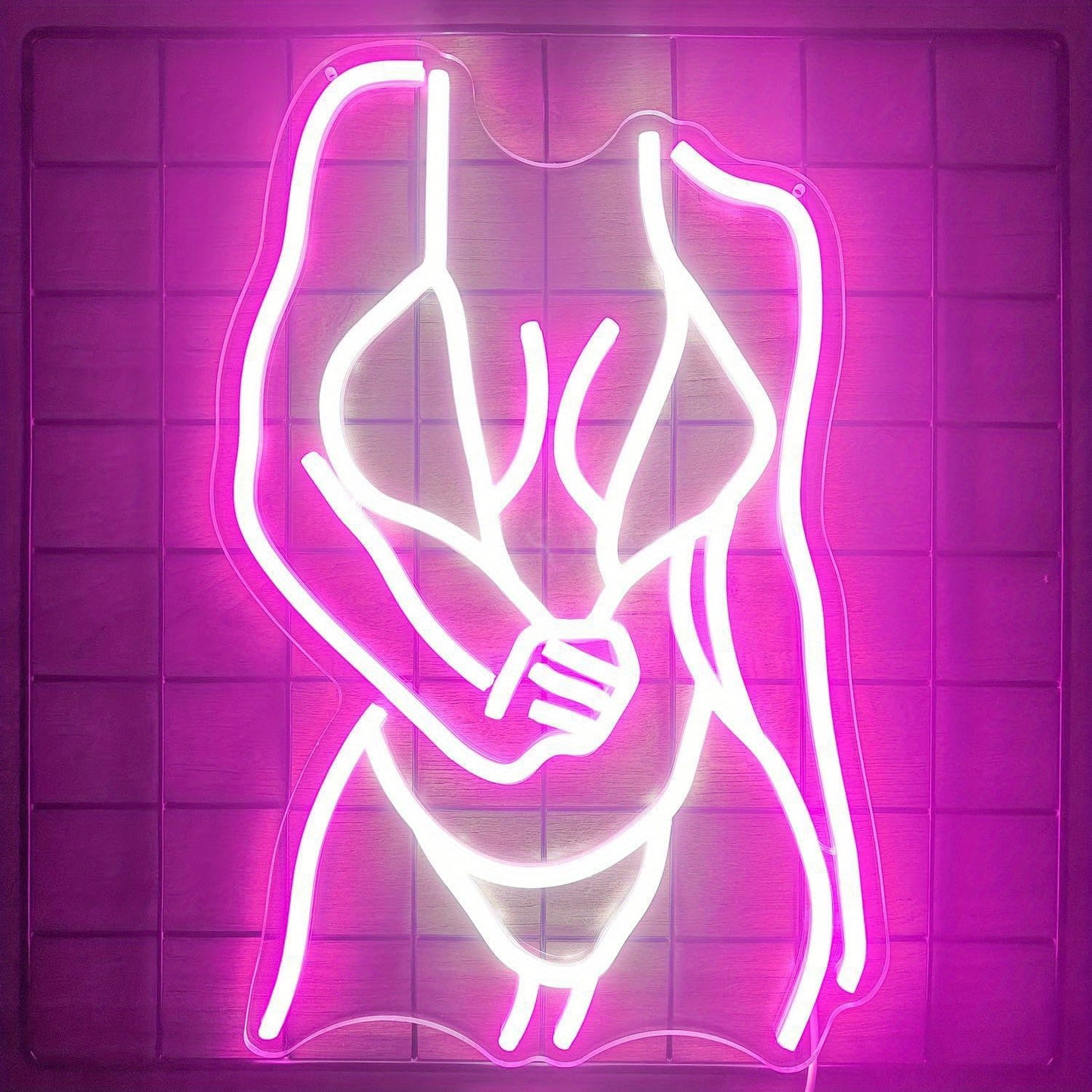 Neon Woman Sign - Dimmable.