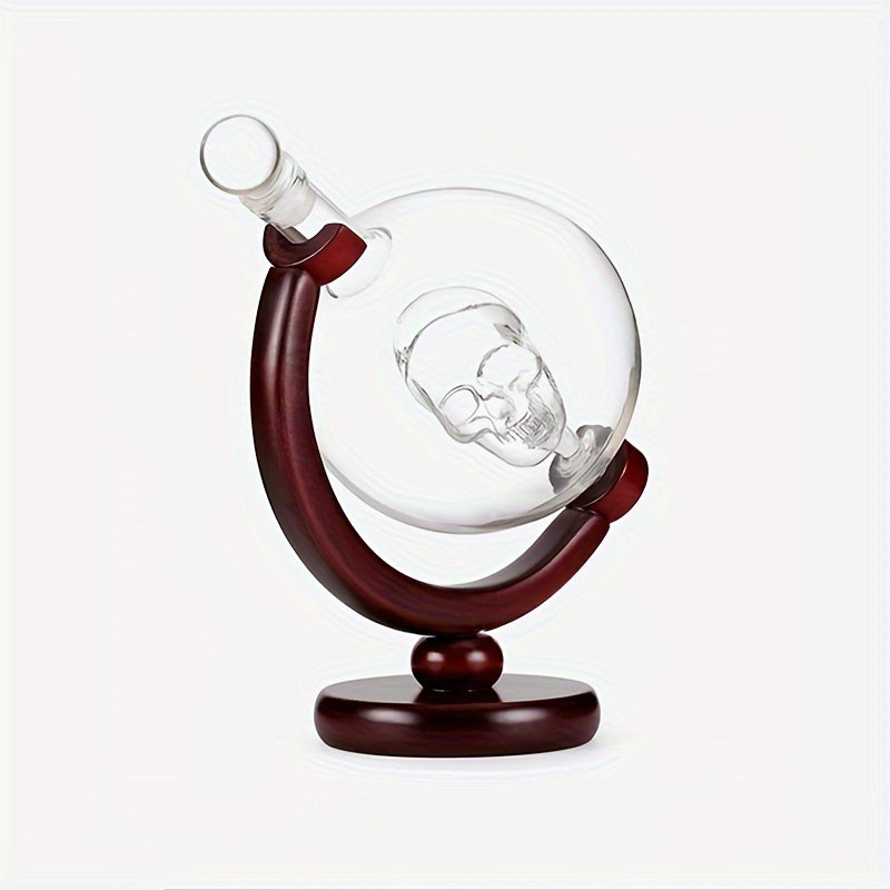 Glass Skull Whiskey Dome