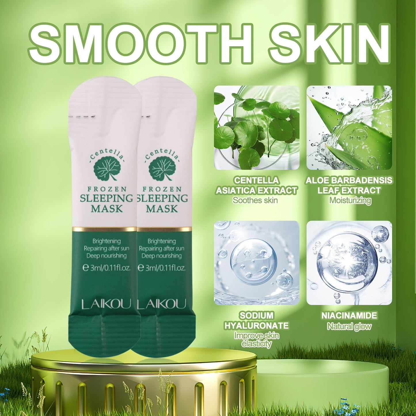 20 Centella Asiatica Moisturizing & Firming Sleeping Masks