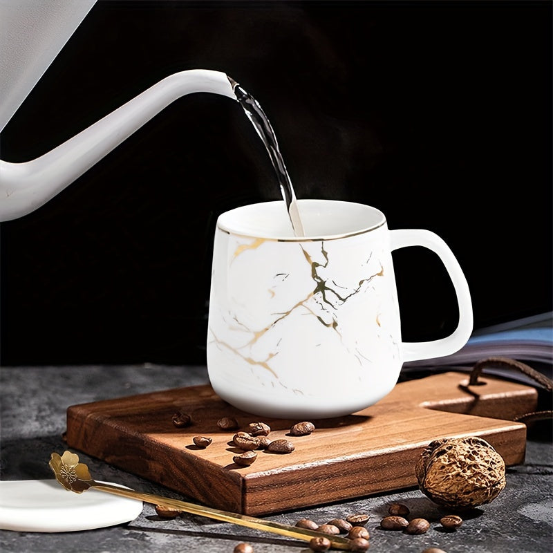 Marble Coffee Mug Set
