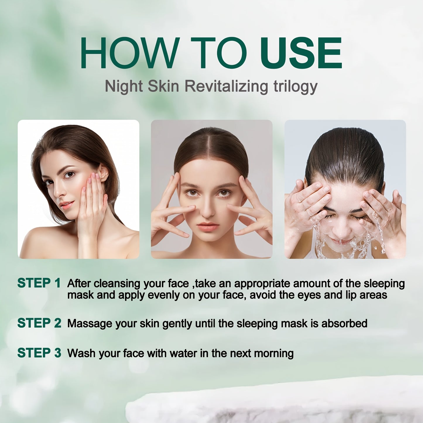 20 Centella Asiatica Moisturizing & Firming Sleeping Masks