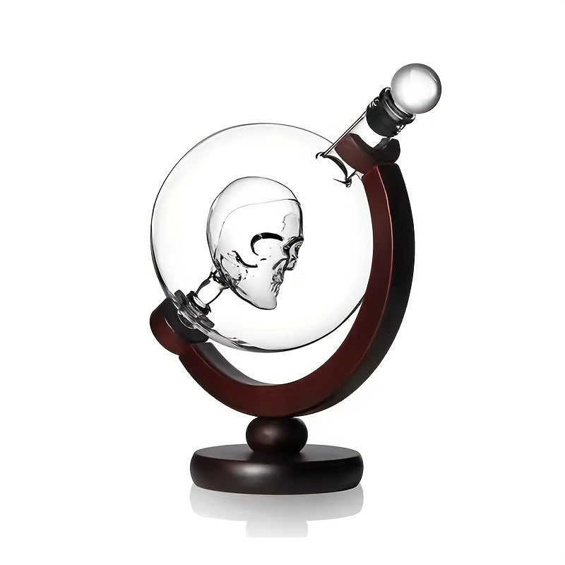 Glass Skull Whiskey Dome