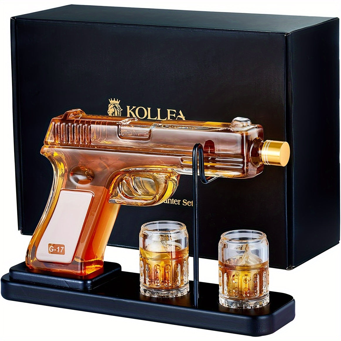 Whiskey Gun with Shot Glasses