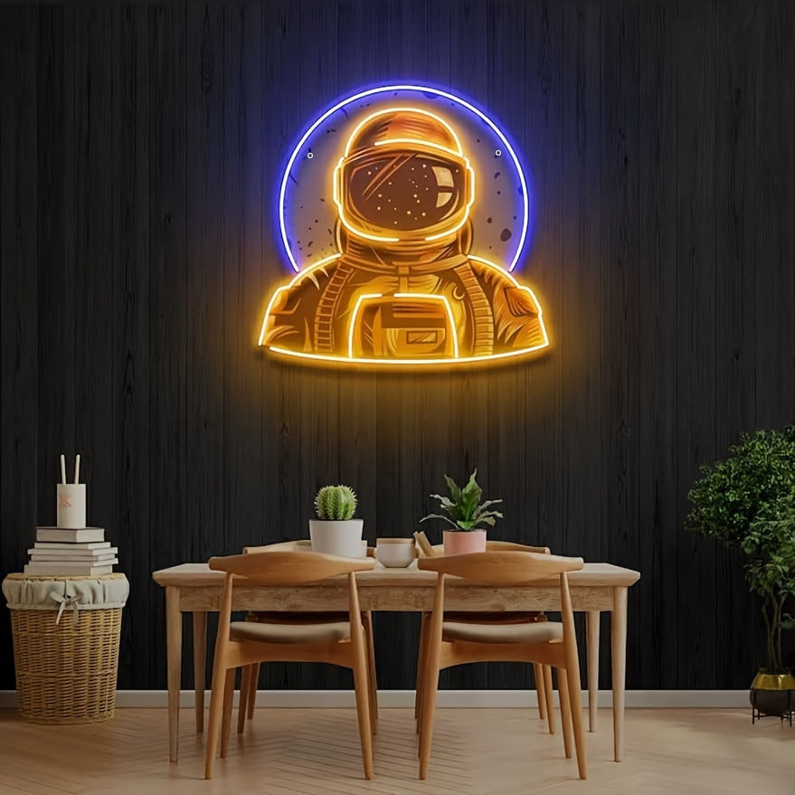 Neon Astronaut Sign