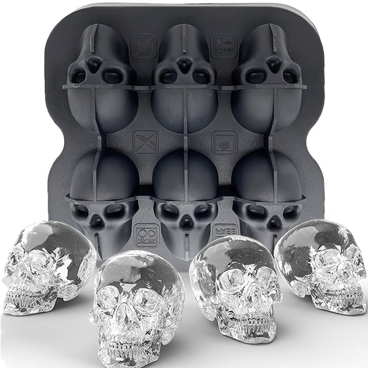 Skull Whiskey Ice Cube Mold