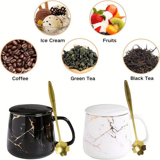 Marble Coffee Mug Set