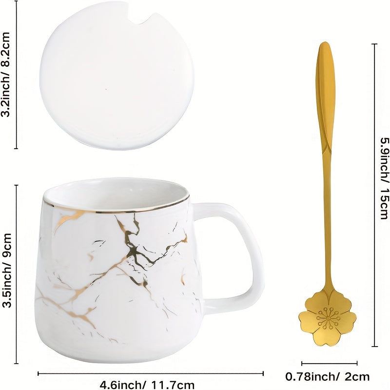 Marble Coffee Mug Set