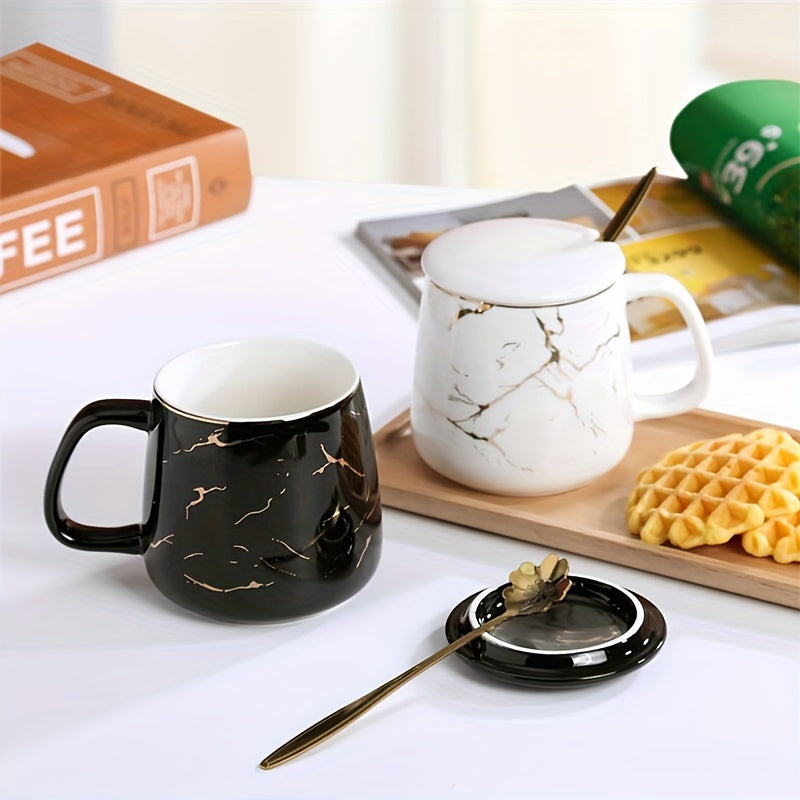 Marble Coffee Mug Set