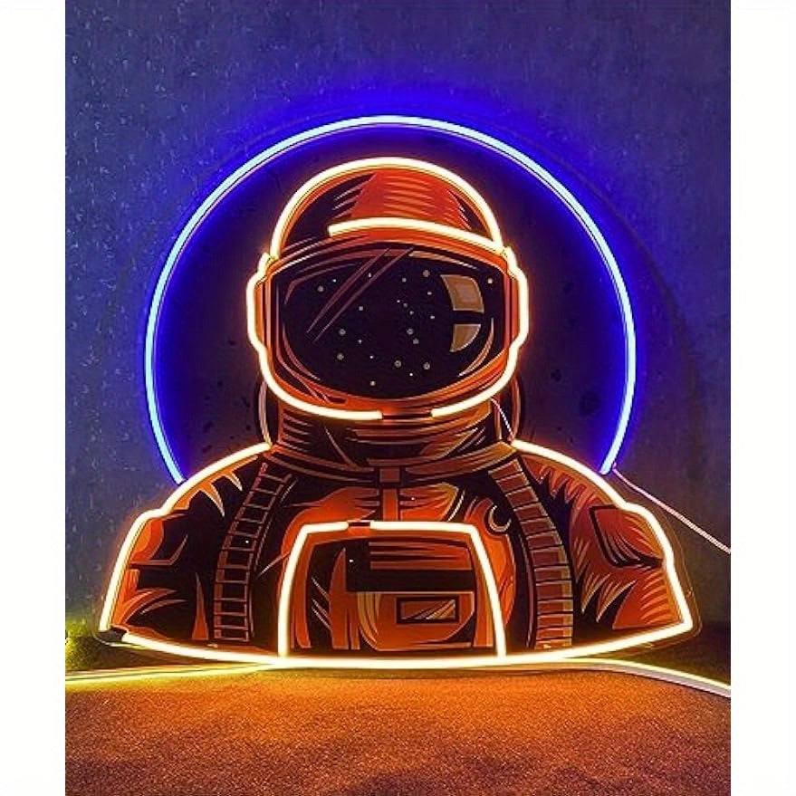 Neon Astronaut Sign