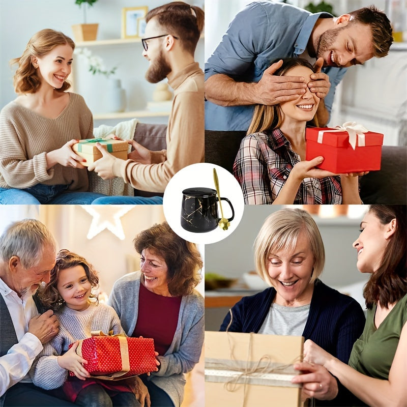 Marble Coffee Mug Set