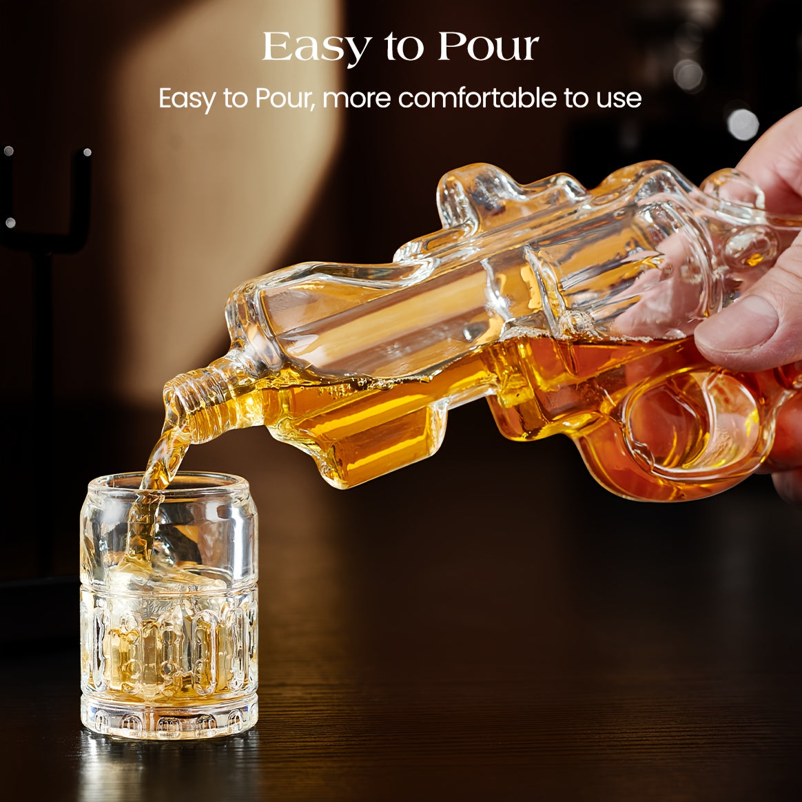 Whiskey Gun with Shot Glasses