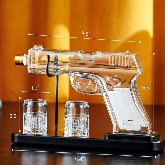 Whiskey Gun with Shot Glasses