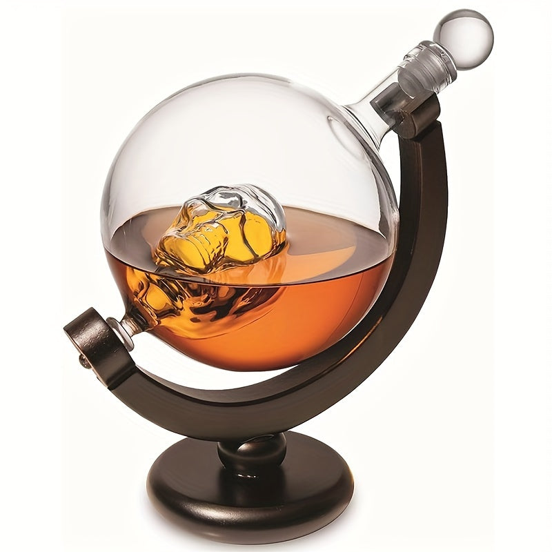 Glass Skull Whiskey Dome