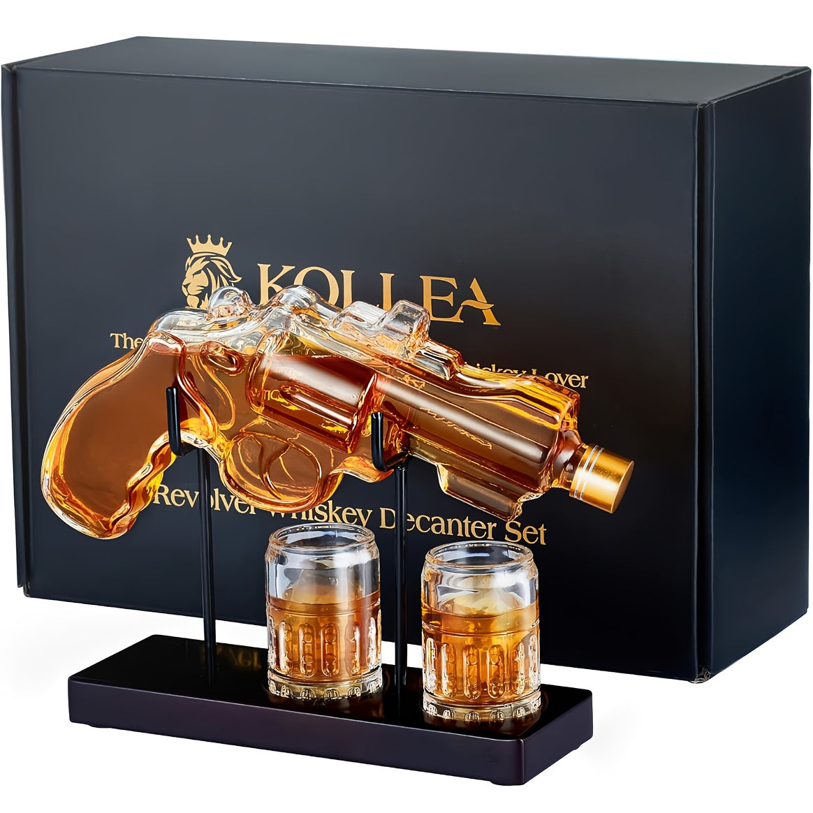 Whiskey Gun with Shot Glasses