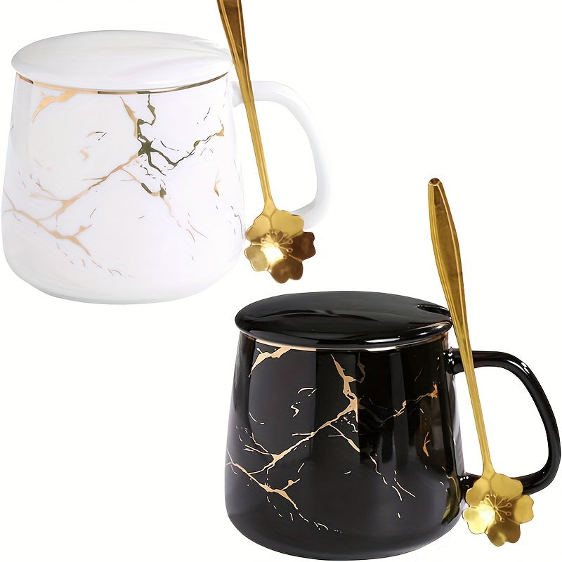 Marble Coffee Mug Set